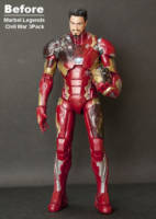 Tony Stark(Civil War 3Pack)Face Repaint (Marvel Legends) Custom Action Figure