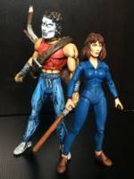Casey Jones (Mirage Comics) (Teenage Mutant Ninja Turtles) Custom Action Figure [Casey Jones and April O'Neil]