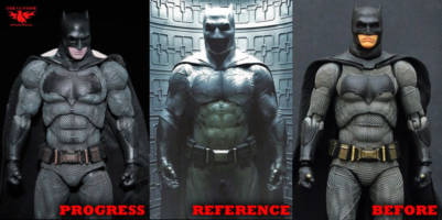 Mafex Batfleck (Batman) Custom Action Figure