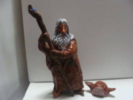 Brown Wizard (figurine)No.II (Hobbit) Custom Miniature / Figurine