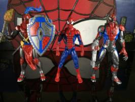 Spider Knight - Spider-Man (Marvel Legends) Custom Diorama / Playset [Past,present & future]