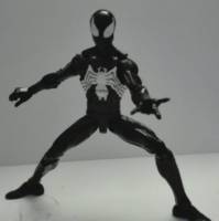 Black Spiderman (Spider-Man) Custom Action Figure