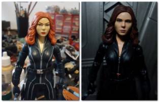 Black widow civil war movie (bootleg) (Avengers) Custom Action Figure
