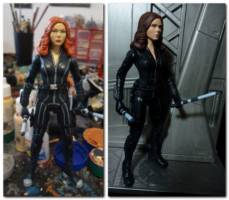 Black widow civil war movie (bootleg) (Avengers) Custom Action Figure