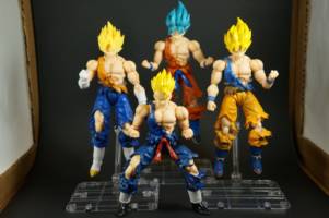 Battle Damaged SSJSSG Goku (S.H. Figuarts) Custom Action Figure