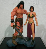 Conan and Zenobia (Conan) Custom Action Figure