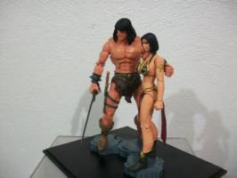 Conan and Zenobia (Conan) Custom Action Figure