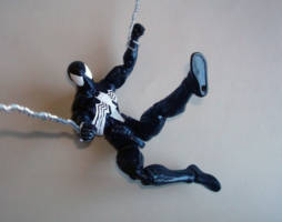 Spider-Man (Black Symbiote Suit) (Marvel Legends) Custom Action Figure