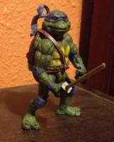 Custom paint 1990 movie Leonardo figure (Teenage Mutant Ninja Turtles) Custom Action Figure