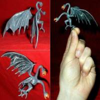 Siamese Vulture Bat (Independent Comics) Custom Miniature / Figurine