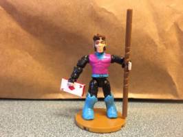 Gambit (Mega Bloks) Custom Miniature / Figurine [Marvel mega bloks gambit]