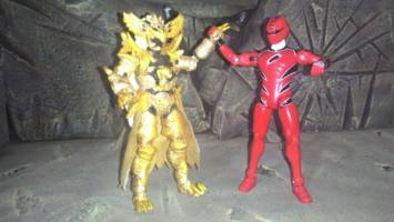 Mythical Beast Gryphon-Fist King Rio (Power Rangers) Custom Action Figure [Rio VS Geki Red]