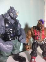 Bebop and Rocksteady (Teenage Mutant Ninja Turtles) Custom Action Figure