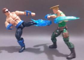 Johnny Cage Vs. Guile (Mortal Kombat) Custom Action Figure