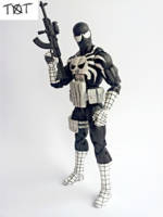 Punish-Spider - What if Spider-Man became the Punisher ? (Marvel Legends) Custom Action Figure