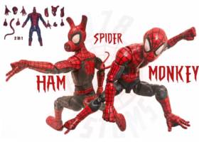 Spider monkey / spider ham (Marvel Legends) Custom Action Figure
