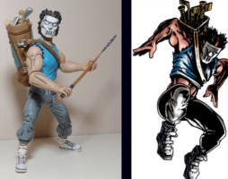 NECA Casey Jones (Teenage Mutant Ninja Turtles) Custom Action Figure