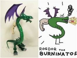 Trogdor the Burninator (Original) Custom Action Figure