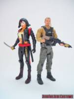 Katana Suicide Squad (Suicide Squad) Custom Action Figure [Katana custom figure with Rick Flag]