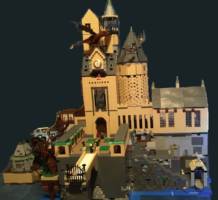 Lego Hogwarts (Harry Potter) Custom Diorama / Playset