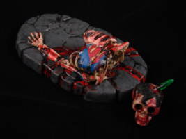 Superman's Demise (DC Universe) Custom Diorama / Playset
