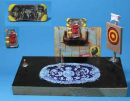 TMNT Concept Leonardo With Dojo Diorama (Teenage Mutant Ninja Turtles) Custom Diorama / Playset