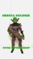 Skrull Soldier (Marvel) Custom Action Figure