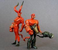 Hellboy w/ Big Baby (Justice League Unlimited) Custom Action Figure
