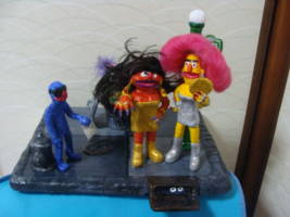 Oscar The Grouchy Pimp No.22( Art sculpture) (Misc) Custom Diorama / Playset