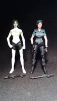 Jill Valentine (Resident Evil) Custom Action Figure [before and after]