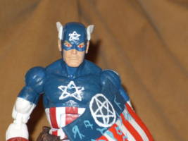 Cancer-verse Capt America (Marvel Legends) Custom Action Figure