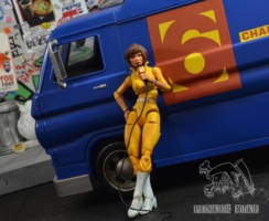 Channel 6 News Van (Teenage Mutant Ninja Turtles) Custom Vehicle [Custom April by Chris Cerda]