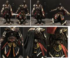Ezio Auditore Da Firenze: The Armour of Altair (Assassin's Creed) Custom Action Figure [Comparison and look at the armour]