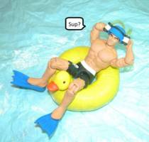 The Punisher (Swimsuit Edition) (G.I. Joe) Custom Action Figure