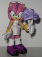 Modern Sonic and Amy wedding cake topper (Sonic) Custom Diorama / Playset