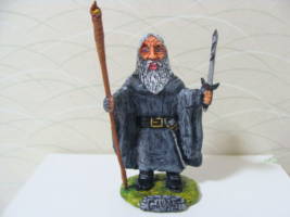 Grey Wizard no.3 (Figurine) (Lord of the Rings) Custom Miniature / Figurine [Gandalf,Front(hat off)]