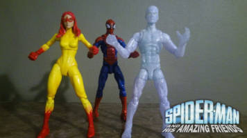 firestar and Iceman (Marvel Legends) Custom Action Figure