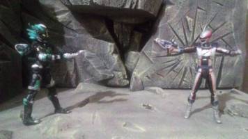 Quester Gai (Power Rangers) Custom Action Figure [Quester Gai VS Bouken Silver!]