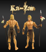 Ka-Zar (Marvel Universe) Custom Action Figure [Ka-Zar Front/Back]