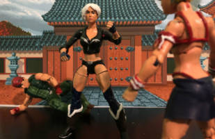 Angel (King of Fighters) Custom Action Figure [Here comes a new challenger]