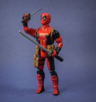 Deadpool (Super Powers) Custom Action Figure [deadpool with weapon sword]