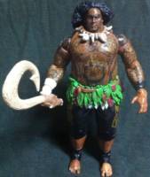 Maui the Hawaiian Demi-God (from Moana) (Misc) Custom Action Figure