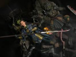 Gooluk the Half-Ogre and the Fall of Gil Galad (Lord of the Rings) Custom Action Figure
