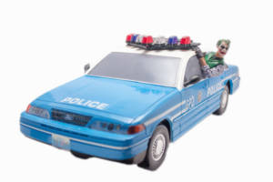 Gotham Police Car (with Joker) - The Dark Knight (Movie Masters) Custom Vehicle