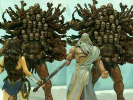 Briareos the Storm Giant (God of War) Custom Action Figure [Height Comparisson]