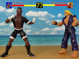 Heavy D! (King of Fighters) Custom Action Figure