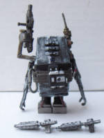 Cap'n Gonk - Driod Bounty Hunter (Star Wars) Custom Action Figure [Back View]