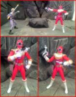 S.H.Figuarts Oh Red (Power Rangers) Custom Action Figure [Oh Red VS Barlo Soldier!]