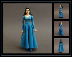 Deanna Troi (in teal dress) (Star Trek) Custom Action Figure