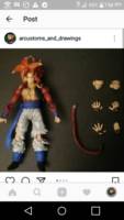 Gogeta ss4 (Dragonball Z) Custom Action Figure